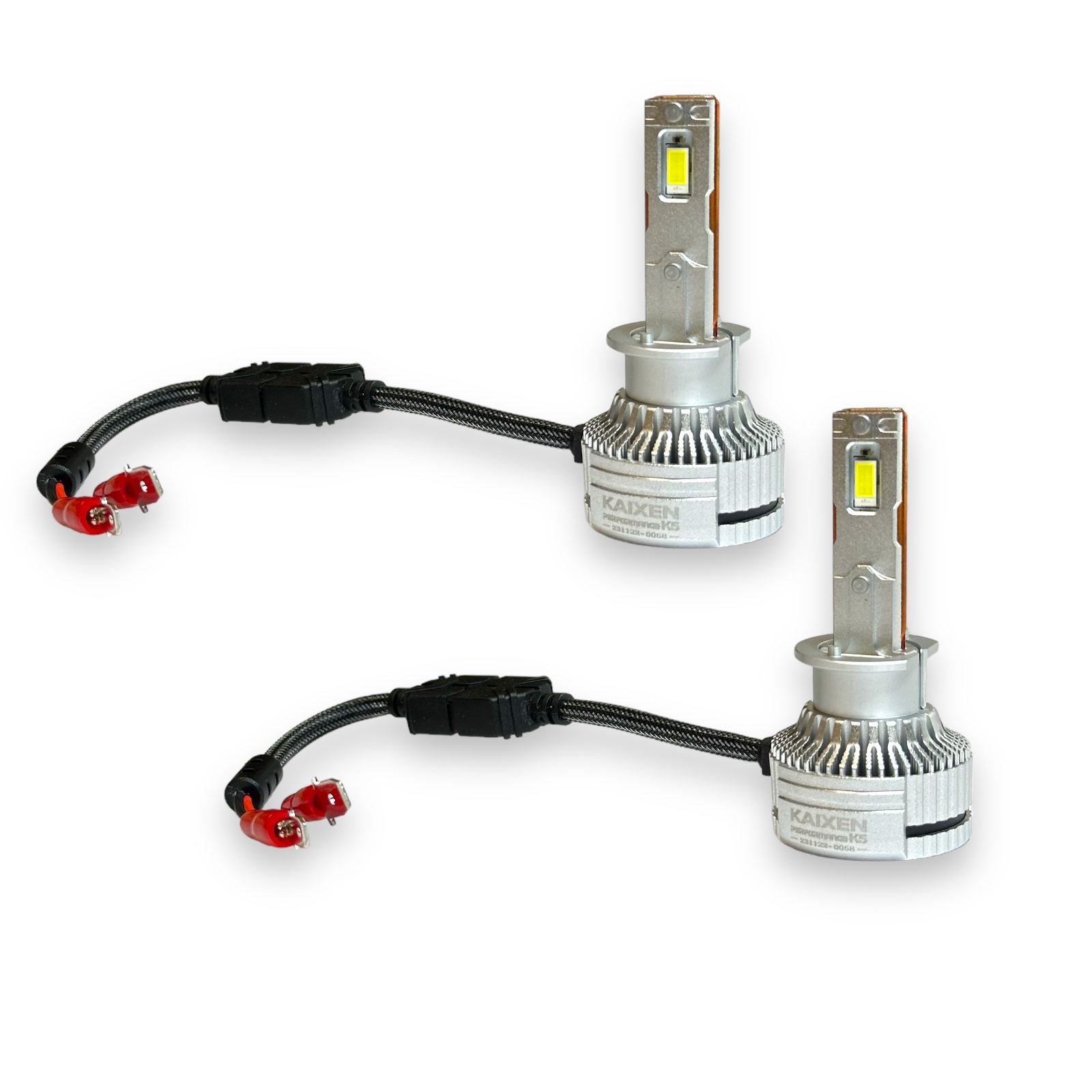 Автомобільні лампи LED H1 6000K 55W CAN BUS KAIXEN K5 - Зображення 2