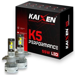 Автомобільні лампи LED H4 6000K 55W CAN BUS KAIXEN K5