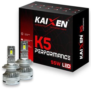 Автомобільні лампи LED H7 6000K 55W CAN BUS KAIXEN K5