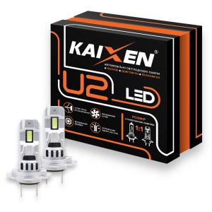 Автомобільні лампи LED H7 6000K 30W KAIXEN U2