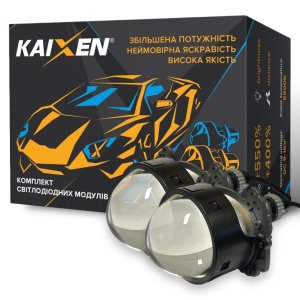 Автомобільні Bi-led лінзи 3.0 дюйми KAIXEN x1 5000K