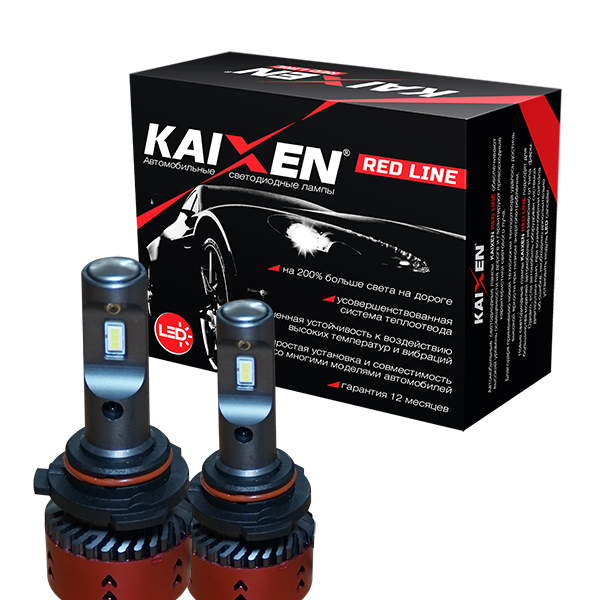 Автомобільні лампи LED HB3 9005 KAIXEN RedLine (35W-6000K)