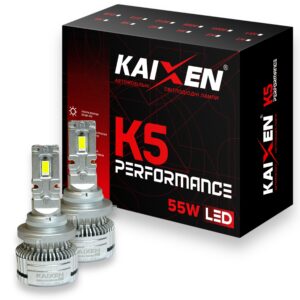 Автомобільні лампи LED HB3 9005 6000K 55W CAN BUS KAIXEN K5